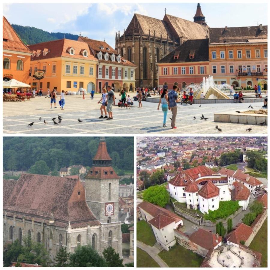 Ama Apartament Cu Terasa 50 Mp & Parcare Brasov Ngoại thất bức ảnh