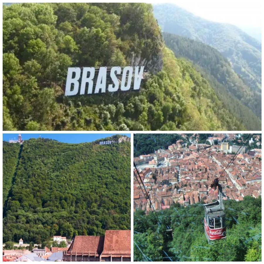 Ama Apartament Cu Terasa 50 Mp & Parcare Brasov Ngoại thất bức ảnh