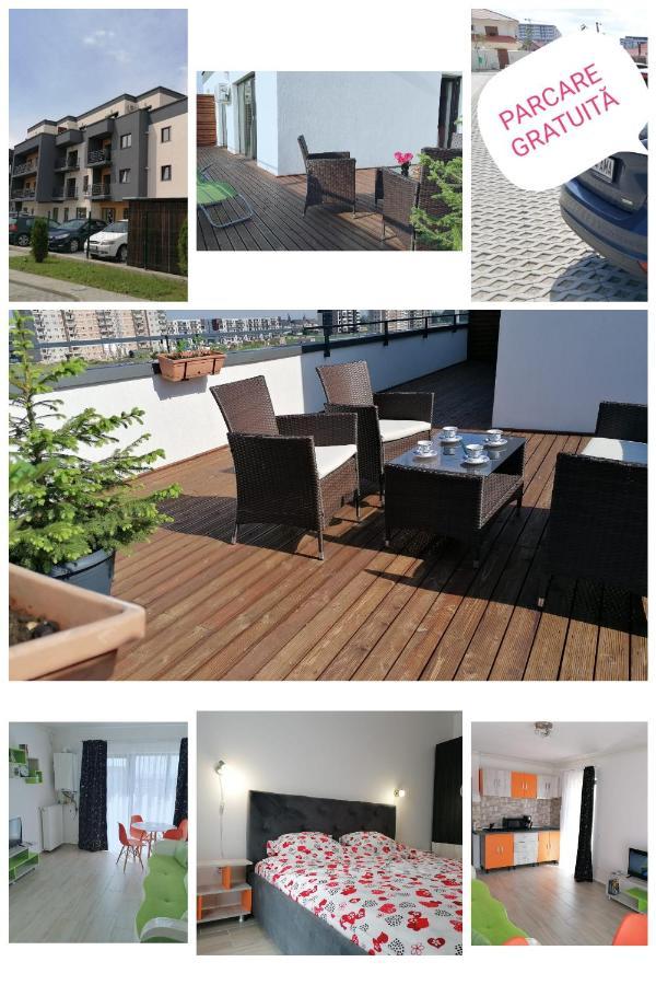 Ama Apartament Cu Terasa 50 Mp & Parcare Brasov Ngoại thất bức ảnh